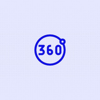 icon: 360 degrees